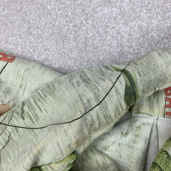 TOMMY BAHAMA RELAX Men’s L 100% Silk SS Shirt Miss Bahama Catch-a-Lot-Island - Picture 15 of 16